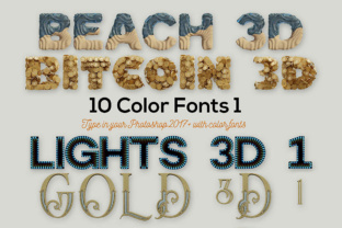 10 Color Font: A Playful Typeface for Modern Web Design Projects