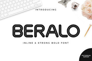 Beralo Inline: A Firm Display Font for Modern Publishing