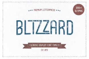 Blizzard Typeface: A Flexible Display Font for Digital Brands