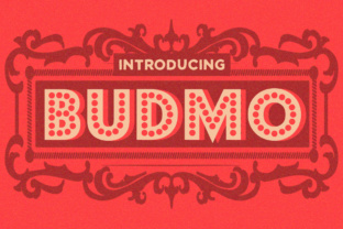 Budmo: A Playful Marquee Font for Small Business Branding