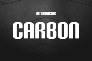 Carbon Font: A Rounded Display Typeface for Digital Friendliness