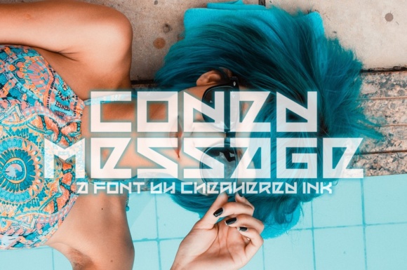 Coded Message: A Futuristic Font for Branding