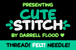 Cute Stitch: A Warm Display Font for Editorial Design