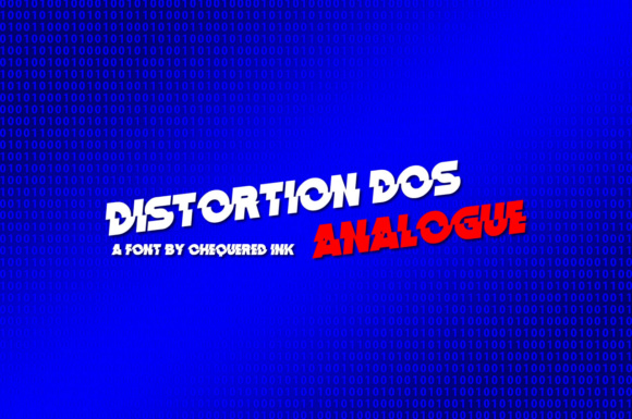 Distortion Dos Analogue: The Gritty Display Font That Refuses to Be Ignored