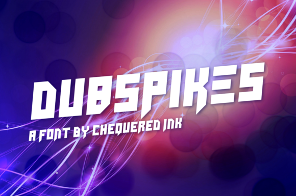 Dubspikes: A Razor-Sharp Display Font for Techno Energy