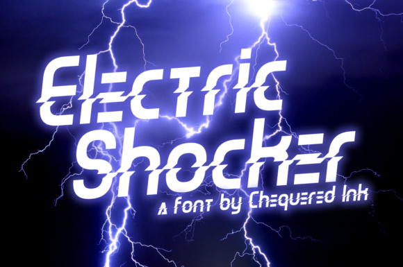 Electric Shocker: A Bold Display Font for Branding