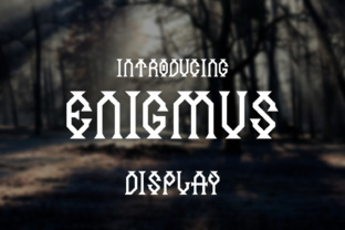 Enigmus: A Display Font That Sharpens Campaign Messaging