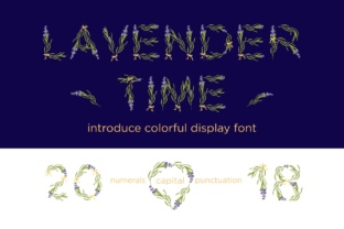 Lavender Time: A Vintage Display Font for Your Brand