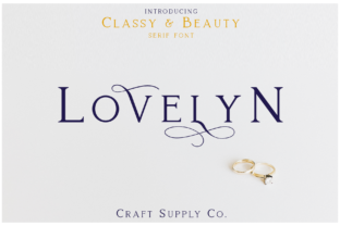 Lovelyn: A Serif Font That Feels Like a Quiet Luxury Statement