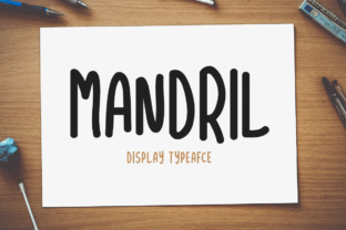 Mandril: A Warm Sans Serif Font for Playful Branding