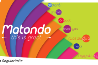 Matondo Regular Italic: A Sans Serif Font with Display Charm