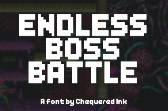 Pixel Perfect Branding with the Endless Boss Battle Font