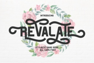 Revalate: A Bold Display Typeface for Campaign Creators
