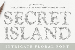 Secret Island: A Hand-Illustrated Font for Campaign Creatives