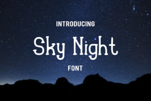 Sky Night: A Serif Font That Whispers After Dark