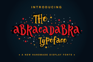 The Abracadabra Typeface: A Playful Handmade Display Font
