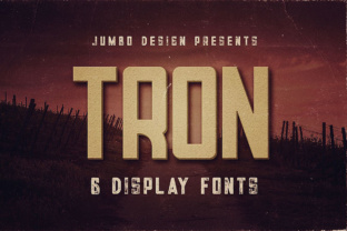 Tron: A Bold Display Font for Editorial Impact