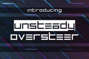 Unsteady Overseer: An Editorial Font for the Futuristic Publisher