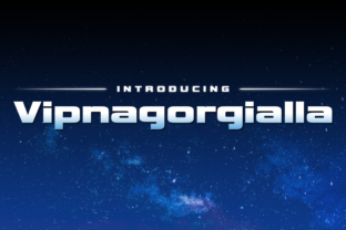 Vipnagorgialla: A Futuristic Display Font for Editorial Design