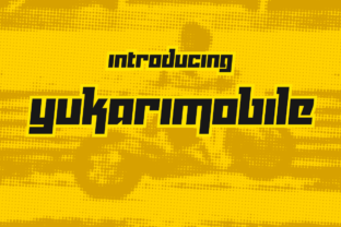 Yukarimobile Font: A Fun Display Typeface for Branding
